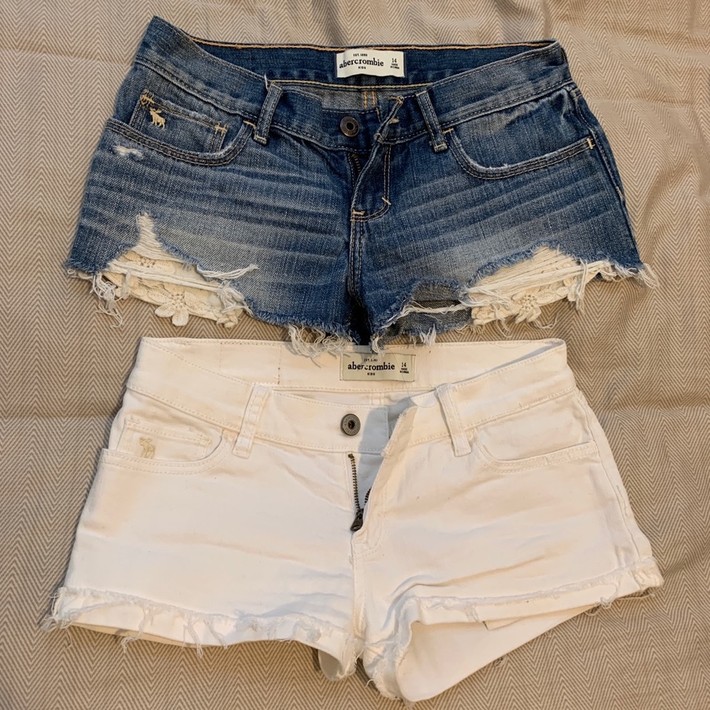 Abercrombie Jean Shorts (qty2) $7